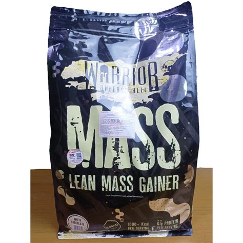 Lean Mass Gainer Warrior 5kg Weight Gain Milk 18 Servings Salted Caramel Gain Weight Gain For