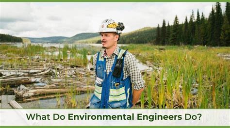 What Do Environmental Engineers Do