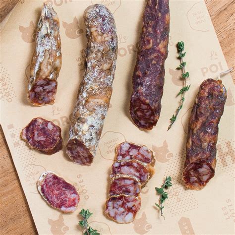 Artisanal Wild Boar Saucisson Sec Dry Cured Sausage Shop