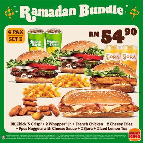 Mar Onward Burger King Ramadan Bundle Meal Everydayonsales