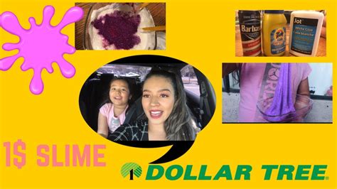 Dollar Tree Slime Challenge Making Slime Out Of 1 Supplies Youtube