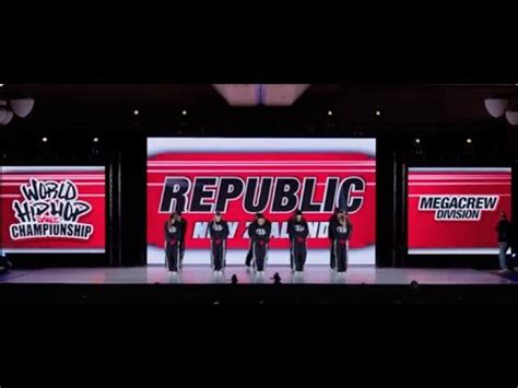 Republic New Zealand MegaCrew Division Prelims 2023 World Hip Hop