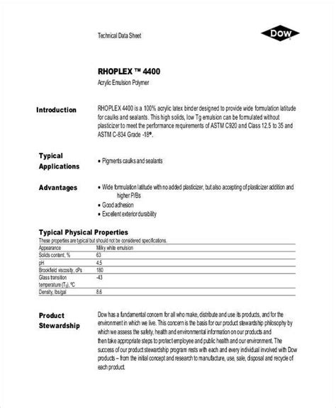 FREE 31+ Data Sheet Templates in MS Word | PDF