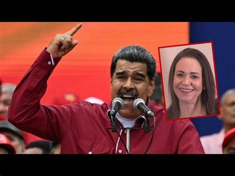 Venezuela María Corina Machado desafía a Maduro desde Carabobo El