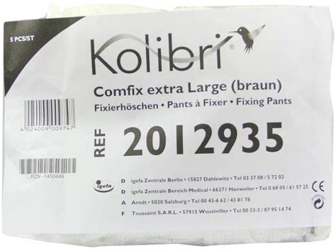 Kolibri Comfix Extra Fixierhosen Large Braun Kaufen Volksversand