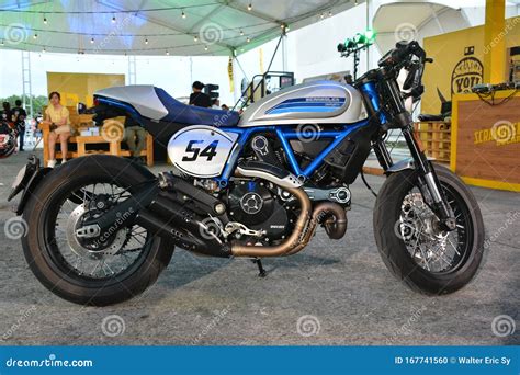 Ducati Scrambler Motorcycle At Philippine Moto Heritage Weekend