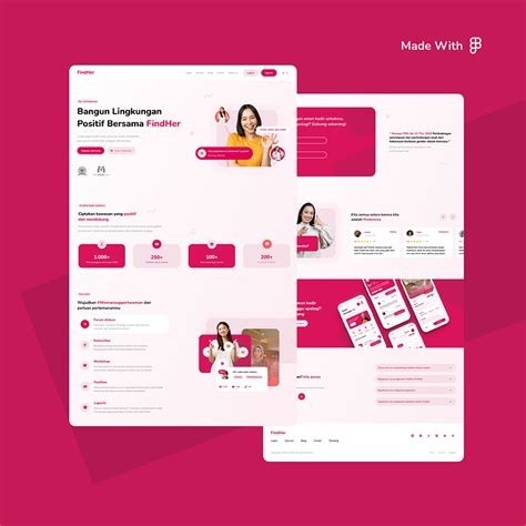 Profile company website by Aliilah Kalyca on Dribbble