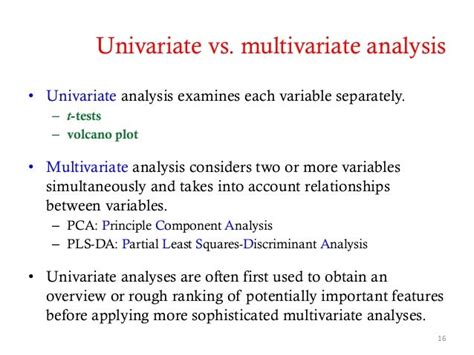 Statistical Analysis