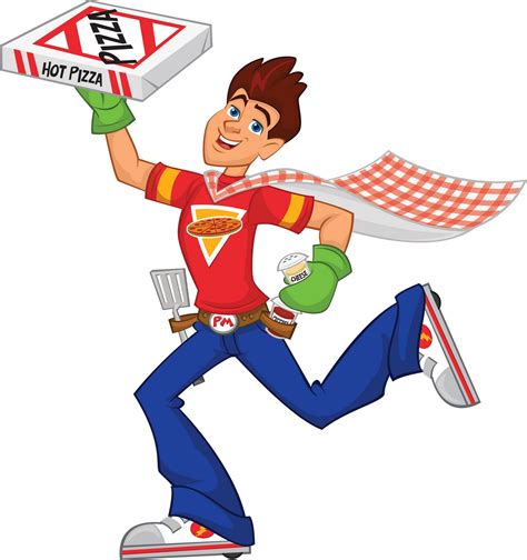 Pizza Man Cartoon - Cliparts.co