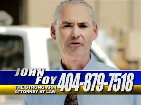 Atlanta Auto Wreck Attorney John Foy YouTube