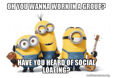 Social Loafing Cartoon