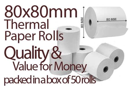 Best Thermal Paper Rolls 80mm X 80mm For Pos Systems