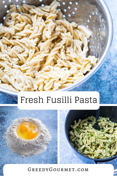 Fresh Fusilli Pasta Learn How To Make And Cook Fusilli Pasta It S