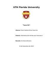 ARH M1 docx UTH Florida University Tarea M1 Alumna María Gabriela