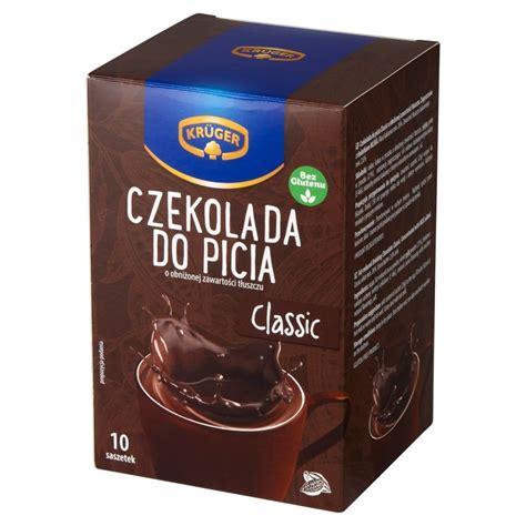 Krüger Classic Czekolada do picia o obniżonej zawartości tłuszczu 250 g