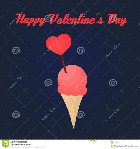 Strawberry Ice Cream Stock Vector Illustration Of Fruity 37151711