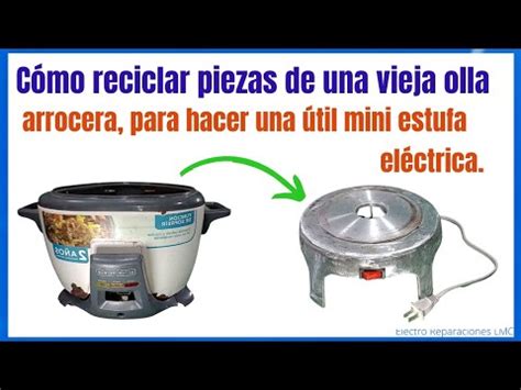 Cómo hacer una pequeña estufa electrica reciclando piezas de una olla