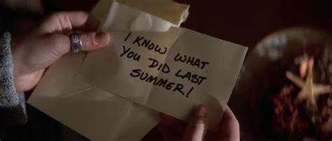 I know what you did last summer! - I Know What You Did Last Summer ...