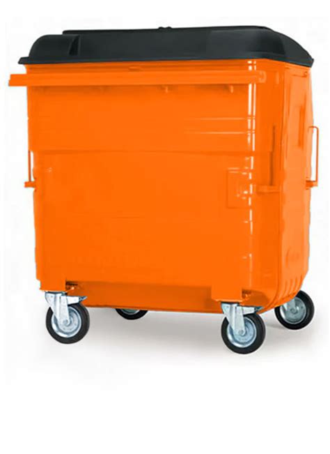 Orange 1280 Litre Wheelie Bins For Sale Wheelie Bin Solutions