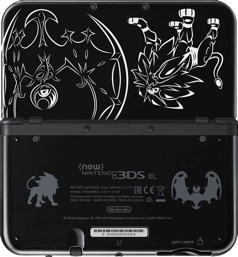 Nintendo New 3DS XL System Pokémon Solgaleo Edition Gameware