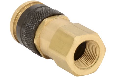 PARKER Quick Connect Hose Coupling, Industrial, Brass, Socket - 30N240 ...