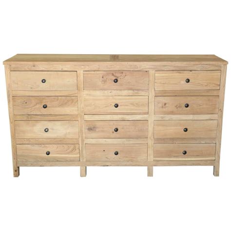 Sideboard Mixholz 12 Schubladen Landhaus Kommode 165 Cm ArtAllee