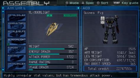 Moonlight Greatsword Armored Core