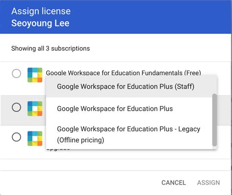 Assigning Google Workspace Education Plus Licenses Appsevents Google