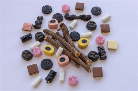 Premium Photo Colorful Licorice Candies On White Background