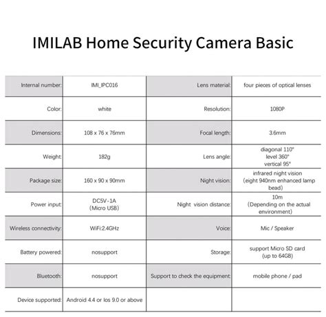 Official Sg Version Warranty Imilab P Basic Home Ip Camera