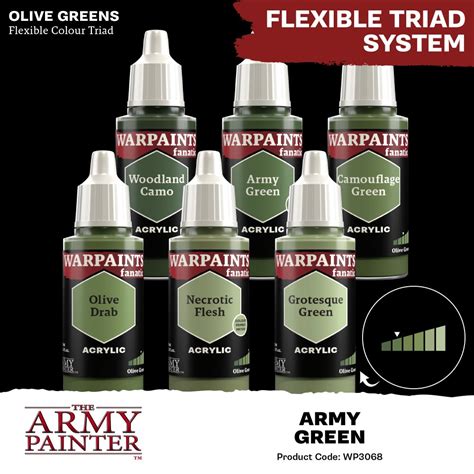 Army Painter Wp Warpaints Fanatic Army Green