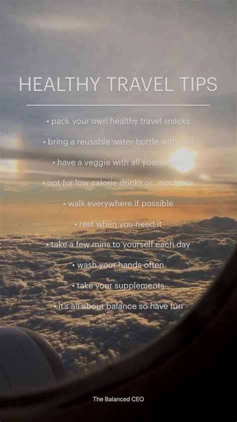 Tips For Staying Healthy While Traveling Healthy Travel Snacks