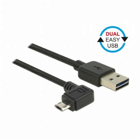 Delock Kabel Usb A B Mikro Kotni Easy 5m Obojestranski 85562 Enaa