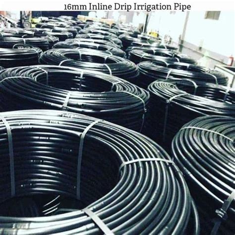 Ldpe Hdpe Meter Mm Drip Irrigation Inline Pipe Round At Rs