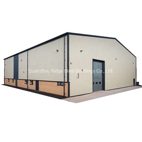 Double Entrance Prefabricated High Quality Light Steel Structure