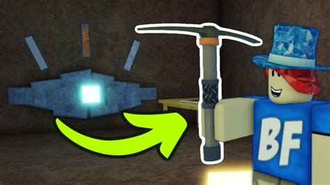 How To Get The Trusty Pickaxe Refinery Caves Tutorial Roblox Youtube