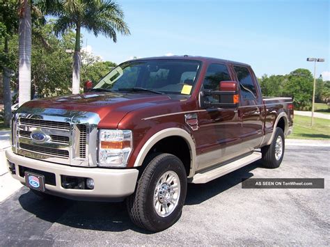 2008 Ford F 250 King Ranch Crew Cab 4x4 Florida Truck Dvd Player