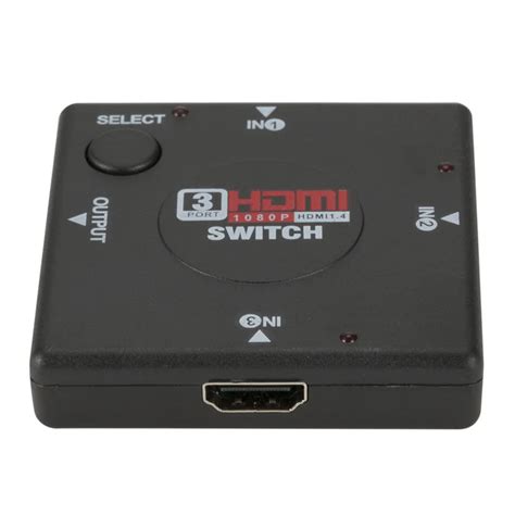 Adaptador Switch Hdmi X Divisor Portas Full Hd Televis O Cat Logo