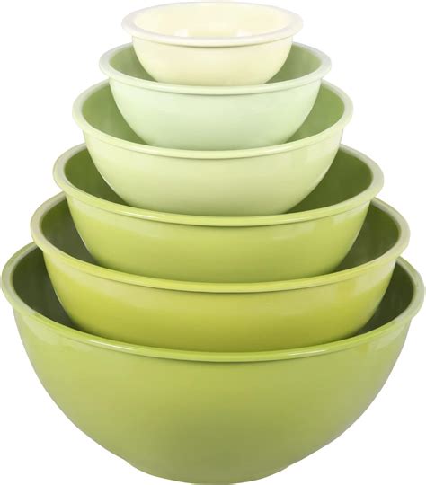 Lok Osemile Melamine Mixing Bowls With Lids 12 Piece