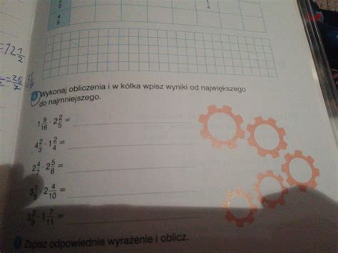 Proszę o pomoc mam czas do 11 00 jutro Matematyka wokół nas zadanie 6