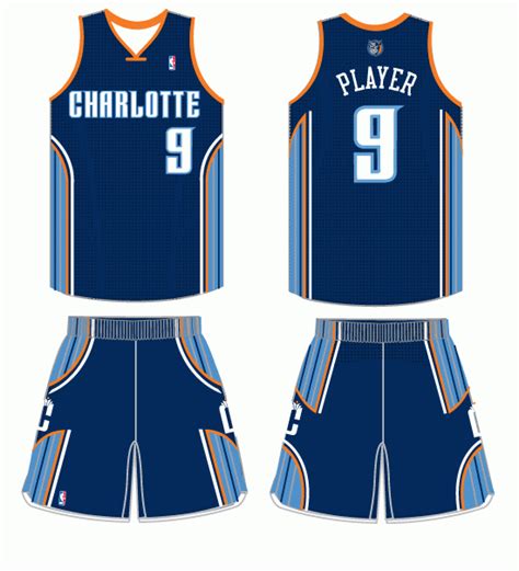 Charlotte Bobcats Road Uniform National Basketball Association Nba