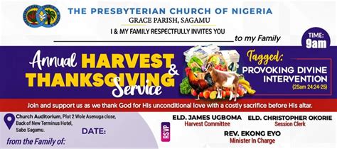 Envelope Harvest Flyer Design