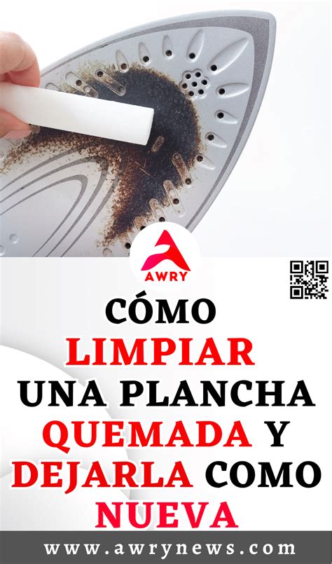 Cómo limpiar una plancha quemada y dejarla como nueva