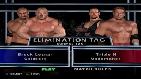 Wwe Smackdown Here Comes The Pain Brock Lesnar Goldberg Vs Triple H