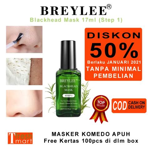 BREYLEE Blackhead Mask Original Step 1 Masker Komedo Ampuh Mengangkat