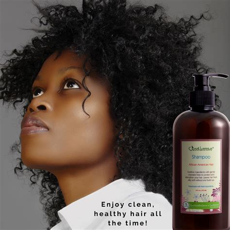 African American Hair Shampoo Natural Black Hair Just Nutritive