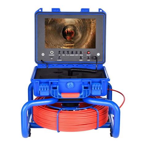 VAHIGCY Sewer Pipe Inspection Camera Self Leveling Inspection Camera