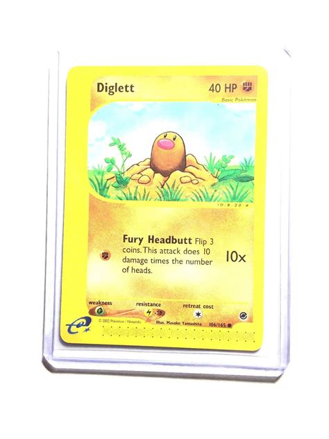 Diglett Expedition Base Set Common Pokemon Card Nm Ebay