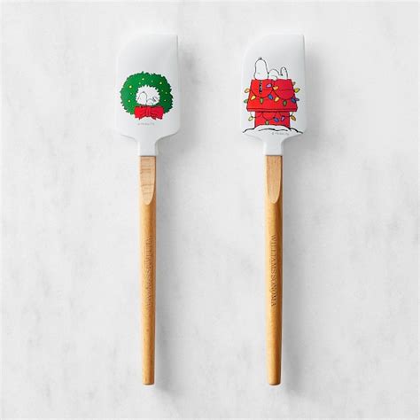 Williams Sonoma Holiday Peanuts Spatulas Williams Sonoma