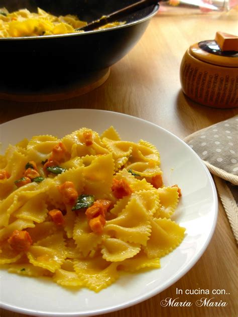 Farfalle Con Zafferano E Pancetta In Cucina Con Marta Maria